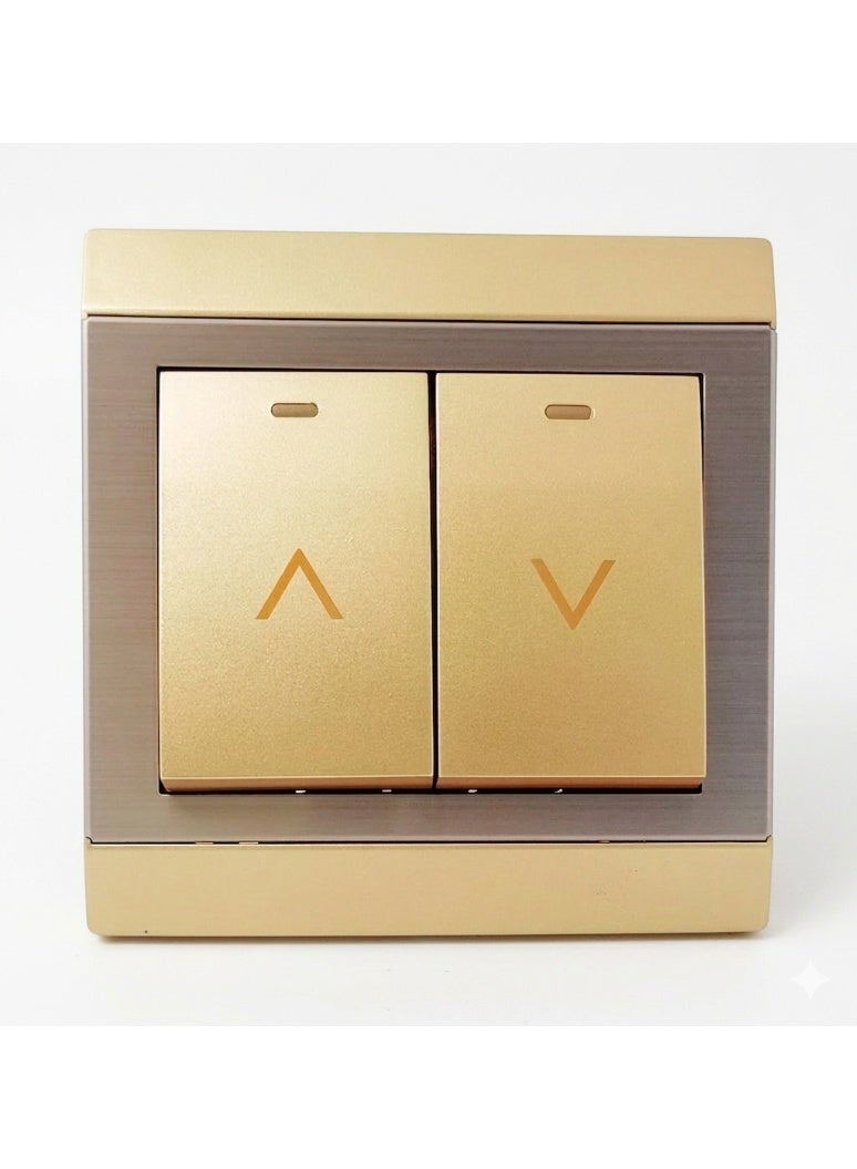 Windows Shutter Curtain Switch Gold - Image 1