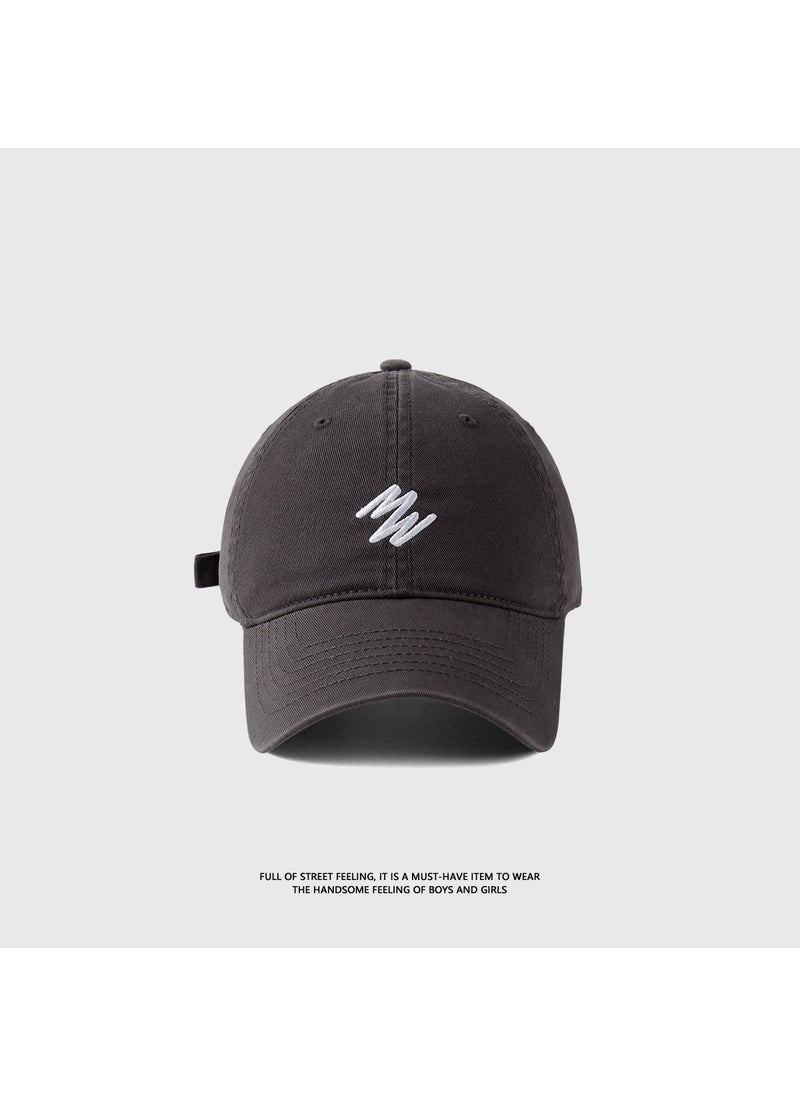 Generic New Embroidered Sunshade Baseball Cap for Women Wine red  - Image 4