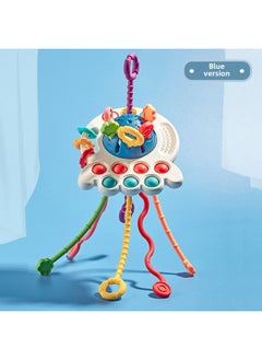 xozgdovg Baby Baby Fun Luso Baby Toy Early Education Sensory Baby Can Bite Enlightenment Soft Glue Small Crab Lala Le-Color:Crab Lalale 【english Color Box】  - Image 5