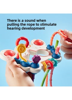 xozgdovg Baby Baby Fun Luso Baby Toy Early Education Sensory Baby Can Bite Enlightenment Soft Glue Small Crab Lala Le-Color:Crab Lalale 【english Color Box】  - Image 4