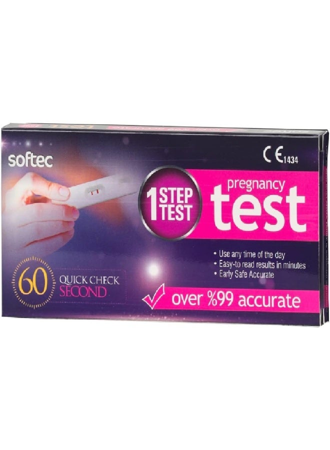 SOFTEC 1 STEP PREGNANCY TEST-CASSETTE - Image 1
