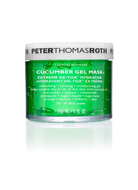 Peter Thomas Roth | Cucumber Gel Mask | Extreme De-Tox Hydrator, Cooling and Hydrating Facial Mask, Helps Soothe the Look of Dry and Irritated Skin, 5 fl oz (Pack of 1)