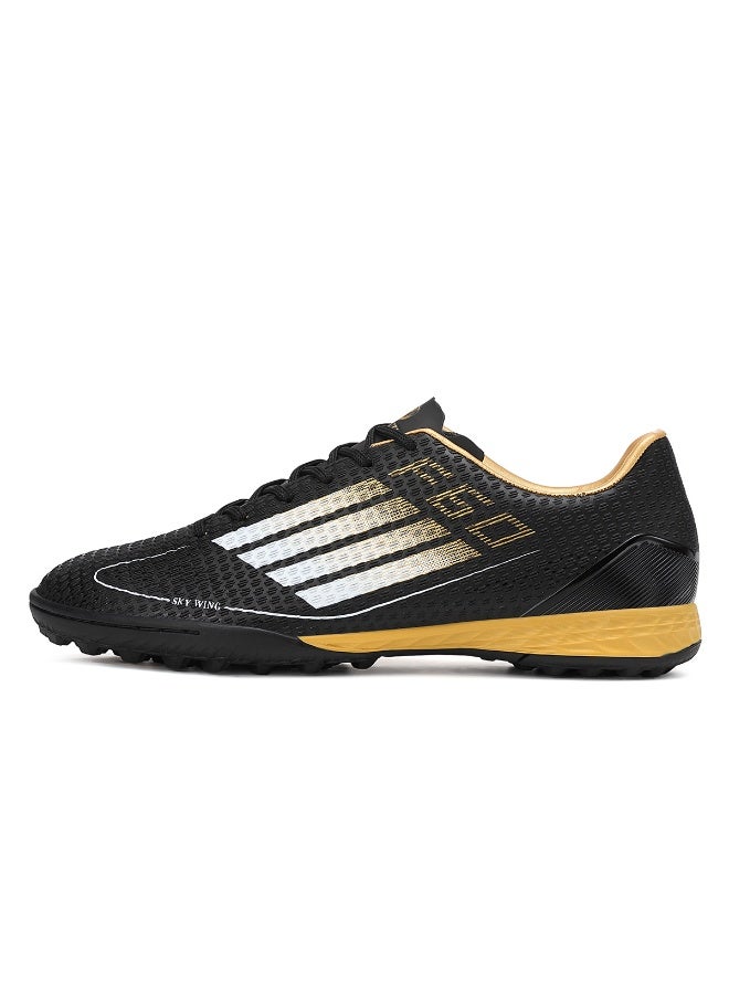 SKY WING أحذية كرة القدم للرجال والنساء ذات الأرض الثابتة أحذية كرة قدم منخفضة القمة IC/IN Sole تدريب احترافي خارجي خفيفة الوزن - Image 3