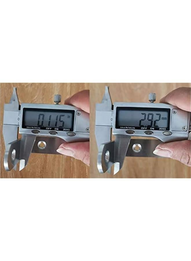 6PCS Heavy Duty Stainless Steel Corner Braces L Brackets 2.5x2.5, 90 Degree Joint Right Angle L Shape Bracket for Furniture Wood Cabinets Shelf,Package Include Screws - Image 2