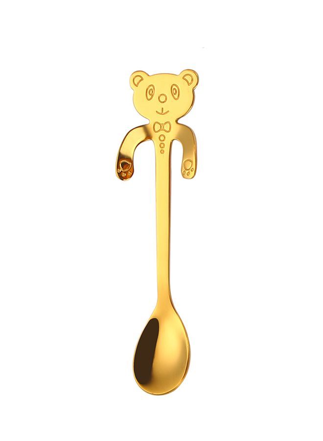 NIBEMINENT 6-Piece Coffee Spoons Set Gold 11.5centimeter  - Image 2
