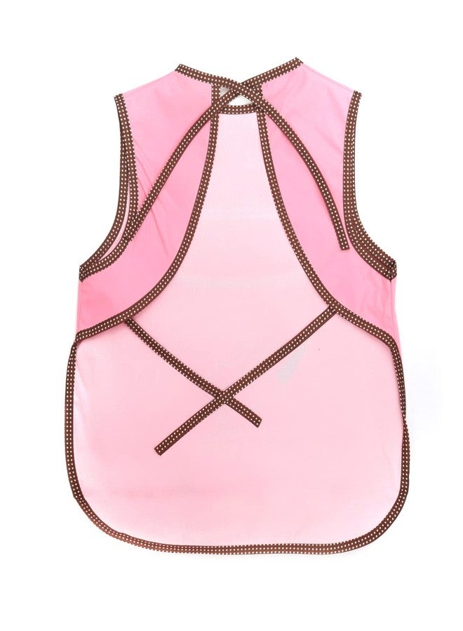 Yellow Bee Unicorn Print Bibs with Crumb Collector for Girls, Pink, 6-24 Months, One Size - Image 4