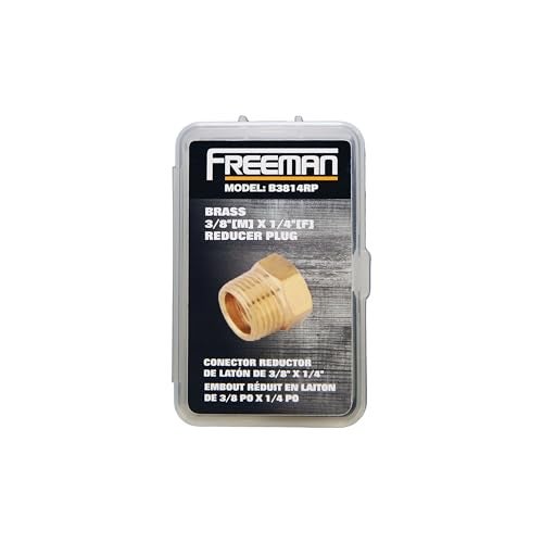 Freeman B3814RP 3/8" x 1/4" Brass Reducer Plug - Image 4