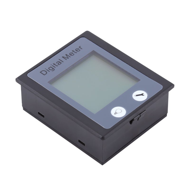 عداد متعدد الوظائف للتيار المتردد بمدى جهد 80 فولت - 260 فولت وتيار 100 أمبير - شاشة LCD كبيرة بإضاءة خلفية للاستخدام المنزلي الداخلي - Image 4