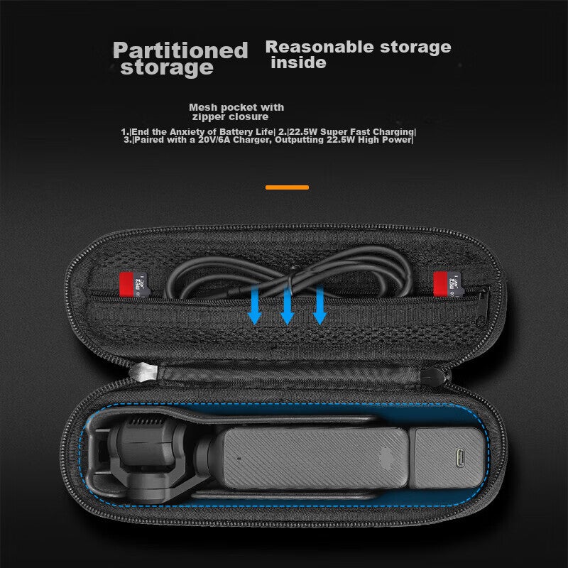 TELESIN Compatible Storage Case for DJI Pocket 3, Portable Carrying Case for Device - Image 4