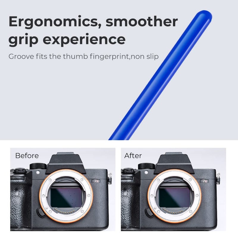 K&F Concept 20 Pack Full-Frame Sensors Cleaning Swabs, DSLR SLR Digital Camera Dry CCD CMOS Clean Swabs Compatible with Nikon Sony Canon DSLR Camera Sensor, 24mm x 20mm - Image 4