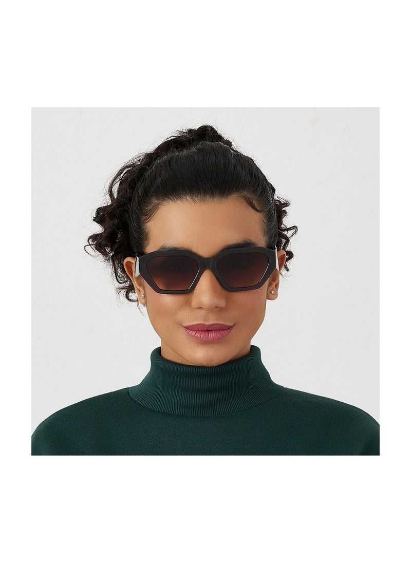 Blackout BlackOut THETA Women's Hexagon Sunglasses with UV400 Protection  - Image 3