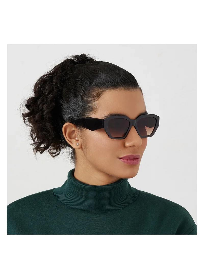 Blackout BlackOut THETA Women's Hexagon Sunglasses with UV400 Protection