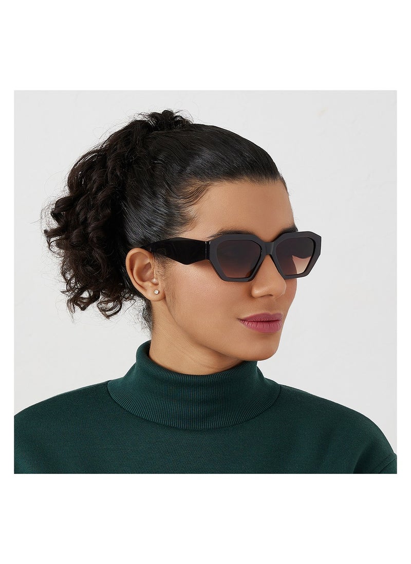 Blackout BlackOut THETA Women's Hexagon Sunglasses with UV400 Protection  - Image 4
