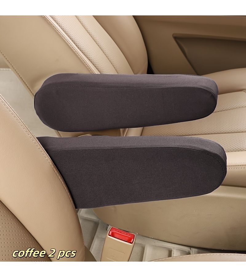 غطاء درابزون من القماش المطاطي للسيارة الرياضية متعددة الاستخدامات (SUV)، مريح وغير قابل للانزلاق، يناسب جميع الفصول، أسود، قطعتان. - Image 5