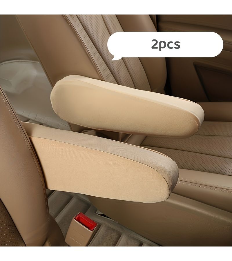 غطاء درابزون من القماش المطاطي للسيارة الرياضية متعددة الاستخدامات (SUV)، مريح وغير قابل للانزلاق، يناسب جميع الفصول، أسود، قطعتان. - Image 3