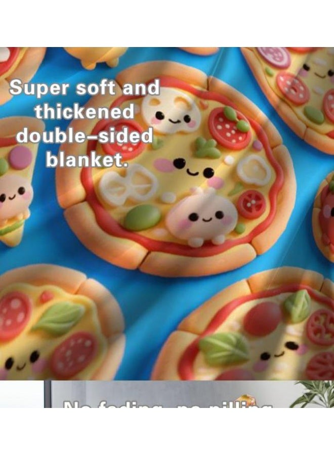 عام بطانية رقيقة من الفانيلا (حرارة ومريحة، ومناسبة للنوم واستخدام اللعبة والغبار والرمل) 150 سم * 200 سم - 542 - Image 5