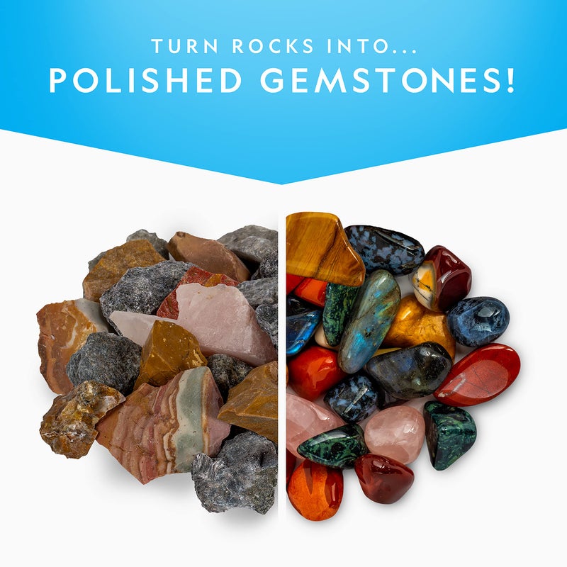 Blue Marble National Geographic Rock Tumbler Refill Kit 1 Lb. Madagascar Rocks & Accessories - Image 2