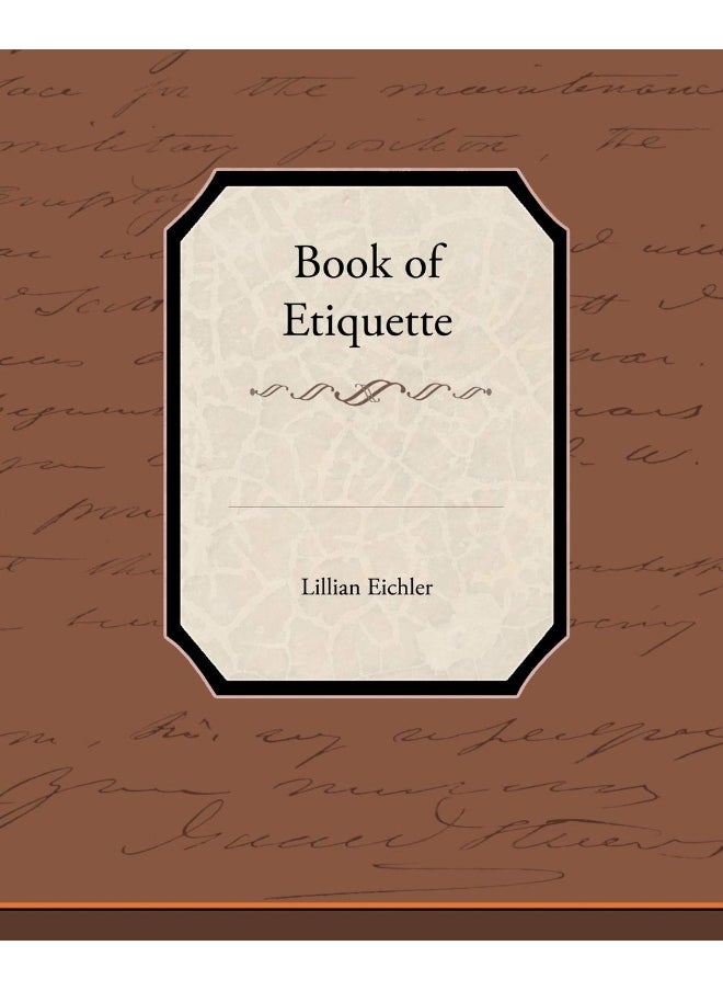 Book of Etiquette  - Image 1
