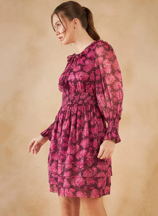 FEMELLA Floral Mini Dress