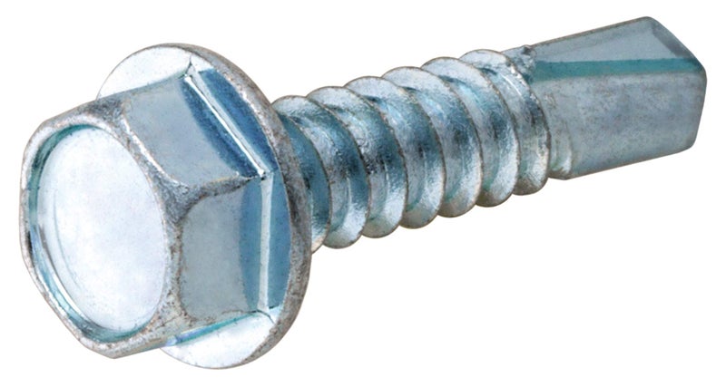 Hillman The Hillman Group Zinc Hex Washer Head Self Drilling Screws 1414 x 1