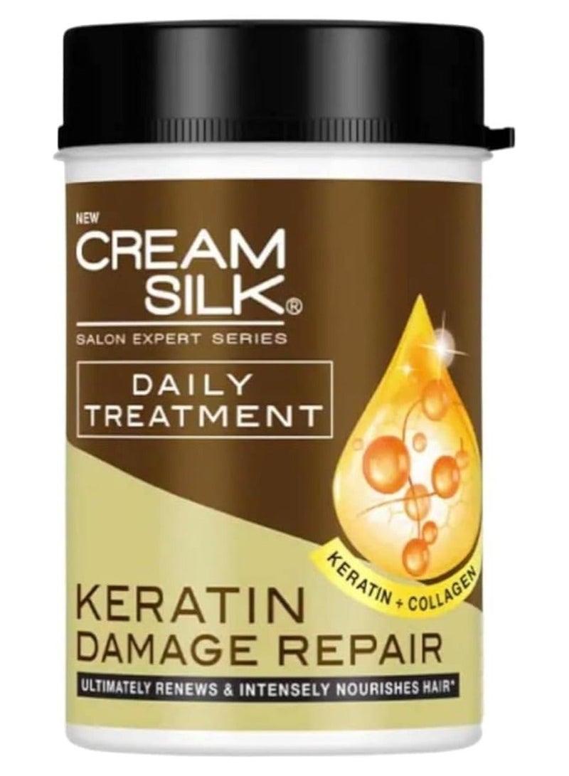 cream silk - salon expert treatment - keratin damage repair 650 ML - Image 2