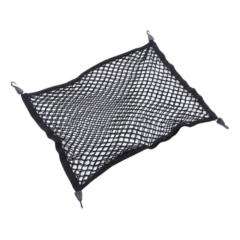Car Nylon Elastic Mesh 4 Hook Rear Trunk Cargo Storage Net Holder Replacement for Tesla Model X 2015 to 2023 - Image 4