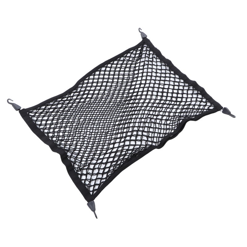 Car Nylon Elastic Mesh 4 Hook Rear Trunk Cargo Storage Net Holder Replacement for Tesla Model X 2015 to 2023 - Image 3