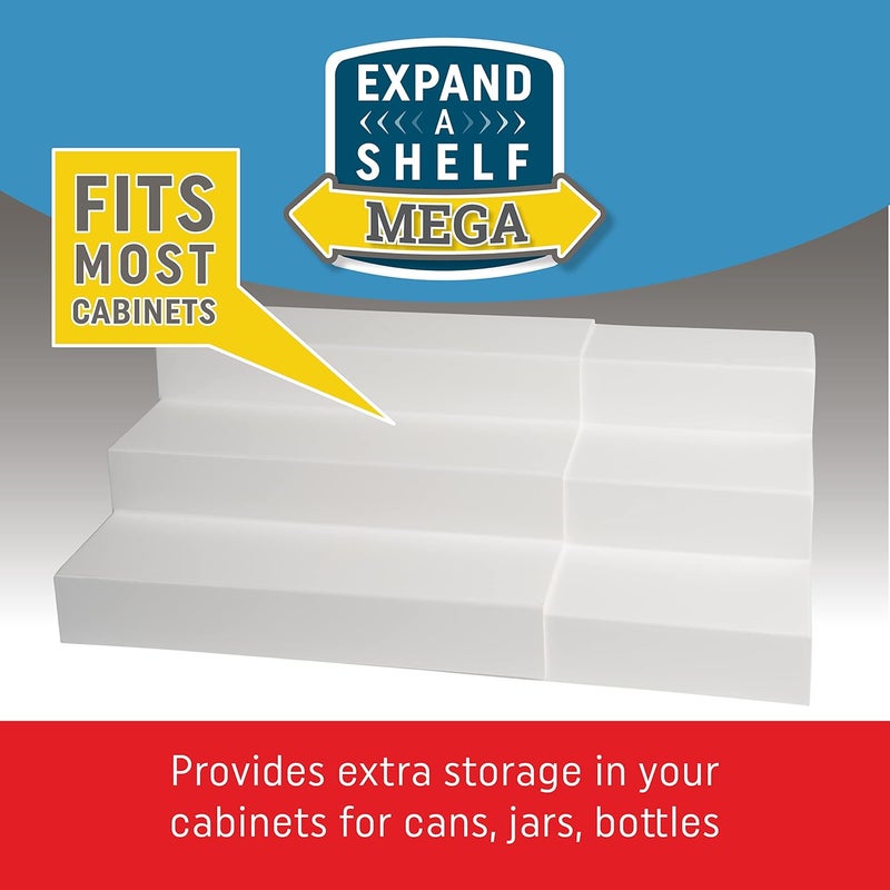 Dial Industries, Inc. Dial Industries 3 Tier Adjustable Canned Goods Shelves for Kitchen Cabinet and Pantry Organization, Expand A Shelf, Mega - Image 3