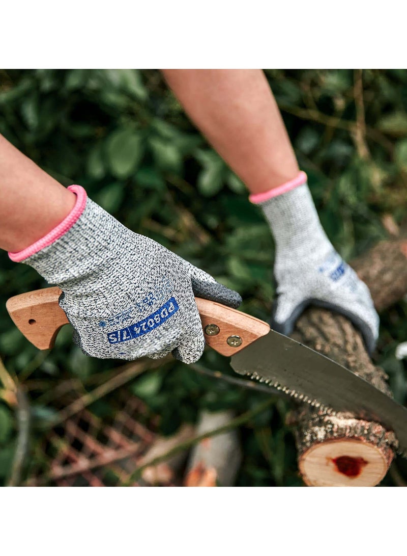 KASTWAVE Cut Resistant Work Gloves,  Safety Work Gloves PU Palm Coated Gloves, Warehouse Construction All Purpose Work Gloves (3 Pairs) - Image 3