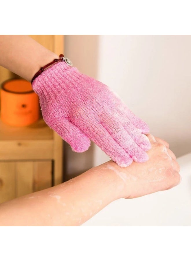 Generic Exfoliating Scrub Gloves Pink - Image 3