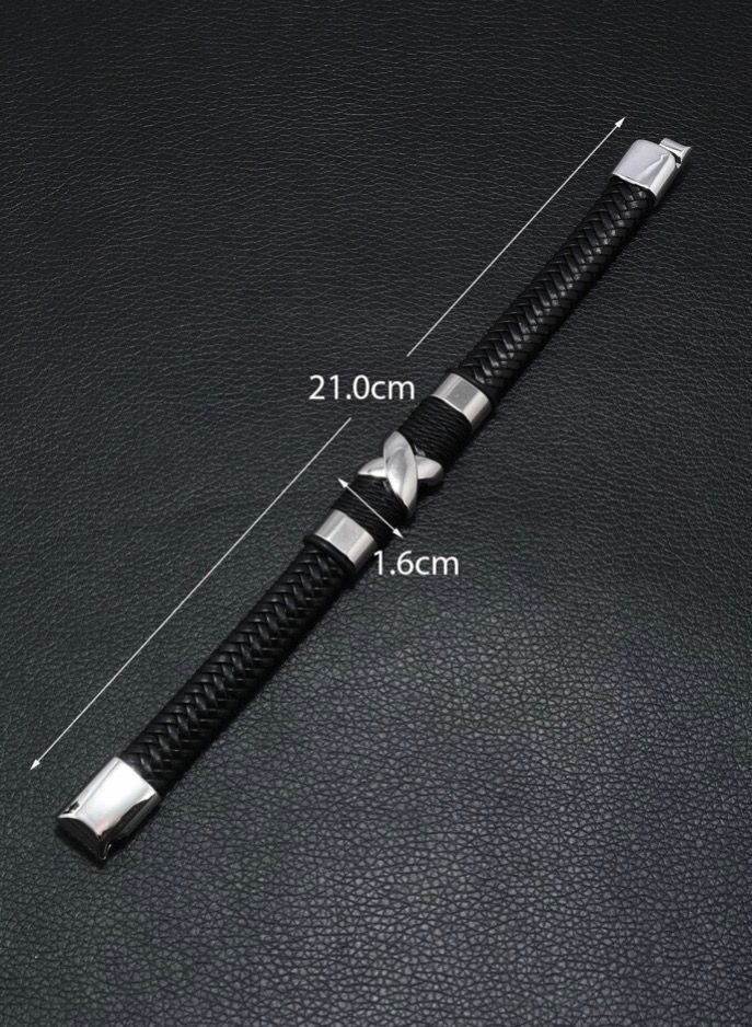 لوكشري كونسبت اسوارة رجالية أنيقة من أجود أنواع الجلود الاصطناعية عالية الجودة - Image 4