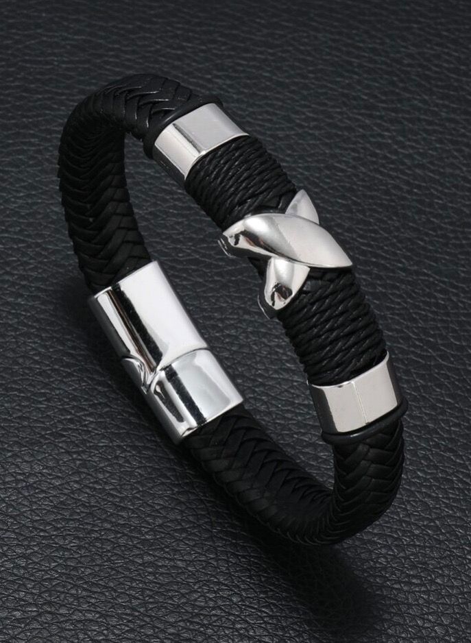 لوكشري كونسبت اسوارة رجالية أنيقة من أجود أنواع الجلود الاصطناعية عالية الجودة - Image 2