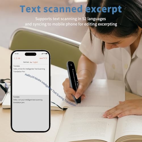 MOIDYOU Scan Translator Pen, Dyslexia Tools, Language Translator Device, Text to Speech Reading Pen for Learning Difficulties, Language Learners and Elderly Users, 142 Online/10 Offline Languages - Image 5