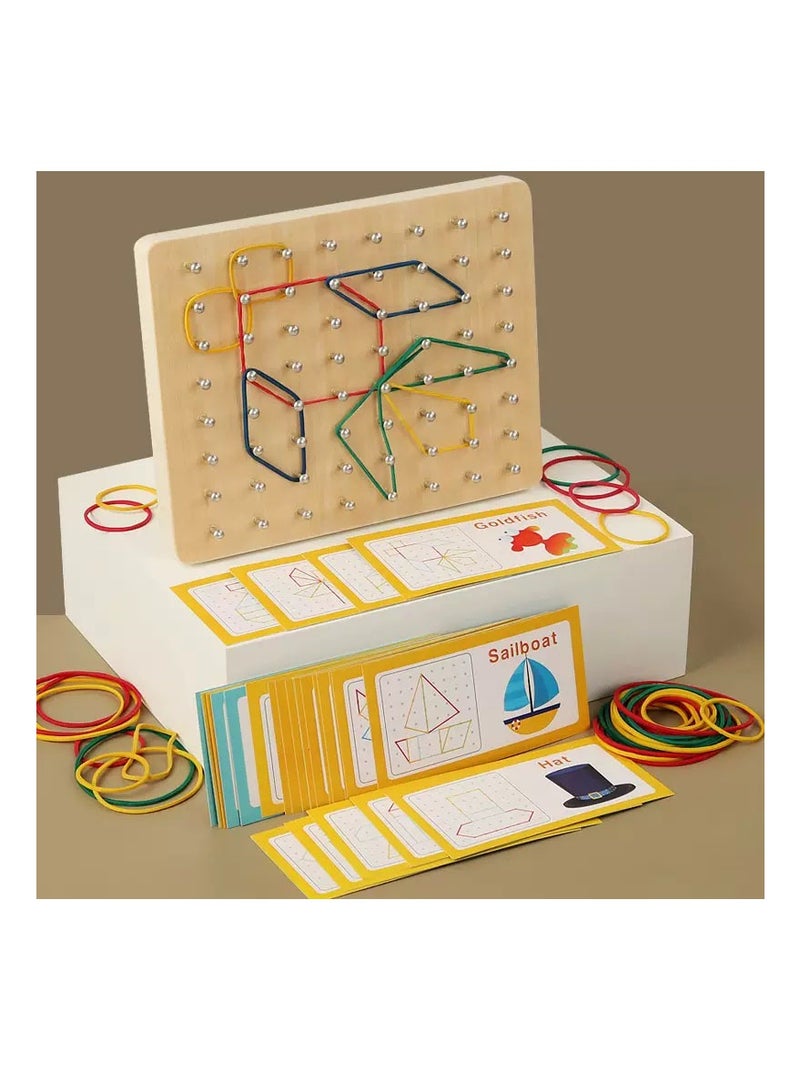 Wooden Children's Creative Jigsaw Puzzle Educational Toy - Image 1