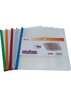 Lamiess 6 mm Plastic Profiled Binding Cover 50 Pieces 