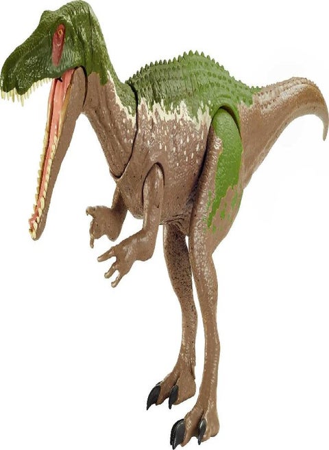 Jurassic World Toys Baryonyx Grim Sound Strike Dinosaur Action Figure with Strike and Chomping Action, Realistic Sounds, Movable Joints, Authentic Color and Texture; Ages 4 and Up
