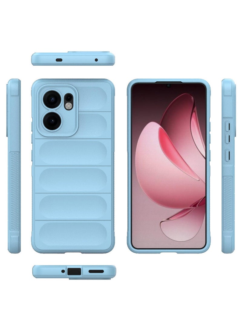 Phone case cover Magic Shield TPU + Silicone Shockproof Phone Case For  Oppo Reno 13F (Sky Blue ) - Image 2