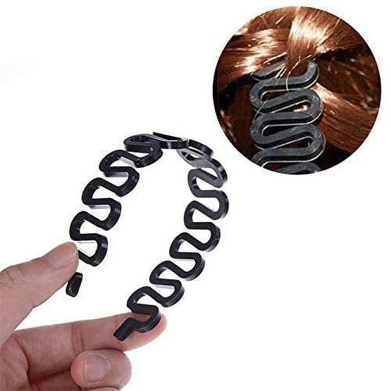 Galepromot 2Pcs Black Women Hair Braiding Tool Roller Hair Twist Styling Accessories simple and Styling Tools Hair Rollers - Image 3