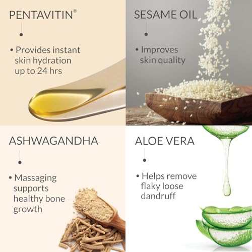 AreoVeda Baby Bath Bundle with Pentavitin| Blend of Oils & Herb Extracts I 24 Hrs Hydration | Massaging Strengthens Bones I Suitable for Newborns I Lab Tested, ECOCERT Certified & EWG Verified - Image 3