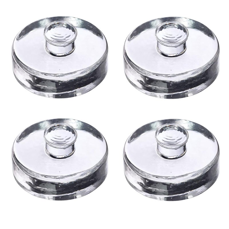 Westmark Fermentation Weights - Fermentation Set of 4 Fermentation Weights for Fermentation, Glass Weights in Two Sizes, Accessories for Fermentation - Glass, Diameter 7 cm, Pack of 4 - Image 1