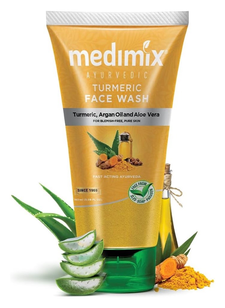 Medimix - Medimix Turmeric Face Wash, 150ml - Image 1