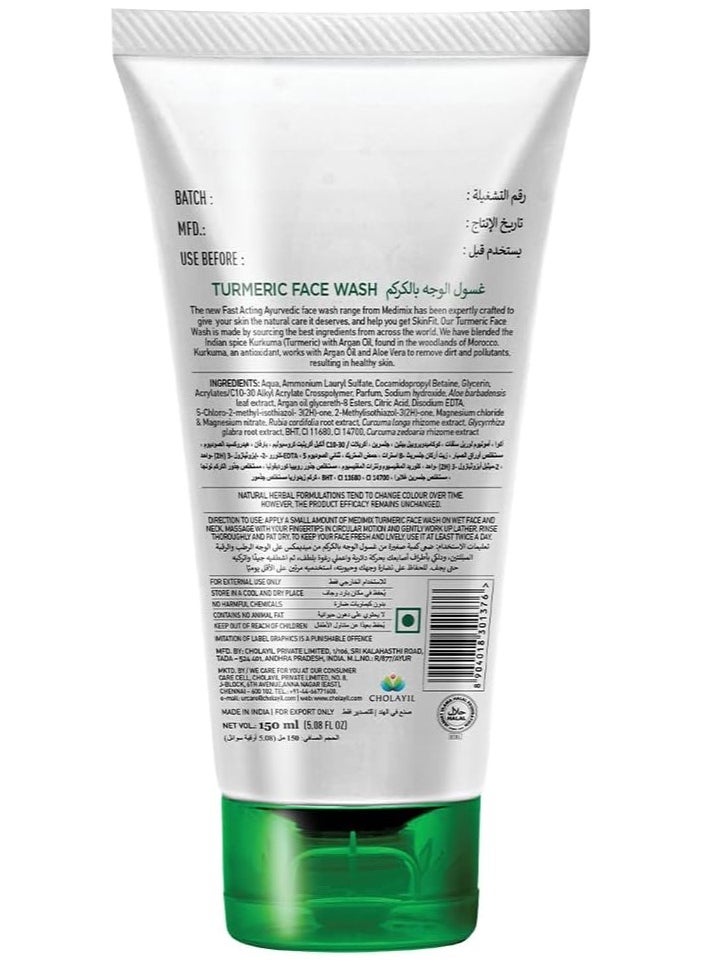 Medimix - Medimix Turmeric Face Wash, 150ml - Image 1