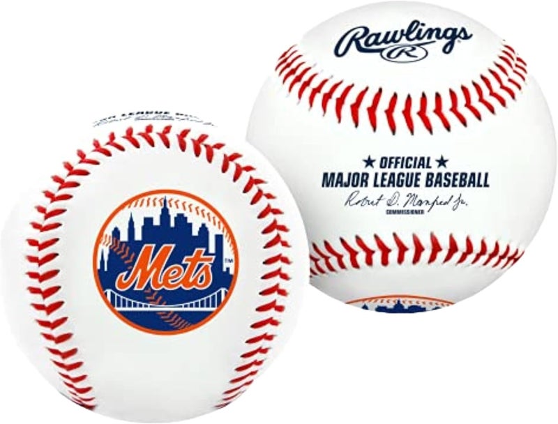 Rawlings كرة بيسبول رسمية 2025 من MLB بشعار الفريق - Image 1