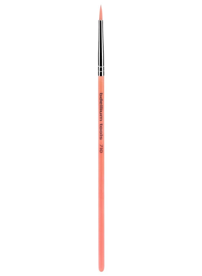 Bdellium Tools Professional Makeup Brush - Pink Bambu Series 710 Eye Liner - With Soft Synthetic Fibers, For Lining the Eyes (Pink, 1pc) - Image 1