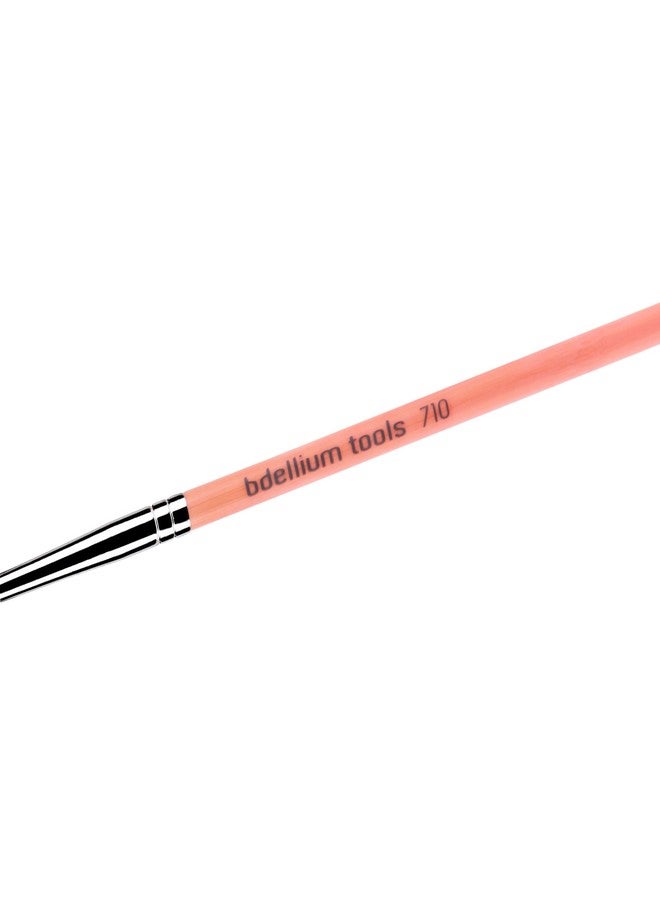 Bdellium Tools Professional Makeup Brush - Pink Bambu Series 710 Eye Liner - With Soft Synthetic Fibers, For Lining the Eyes (Pink, 1pc) - Image 3