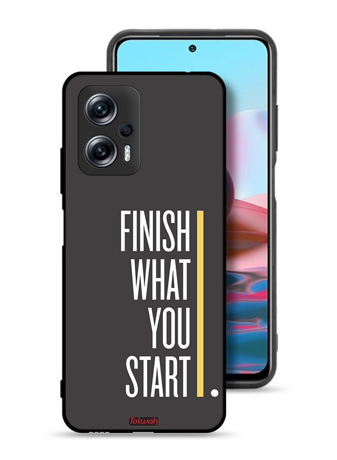 Tolwak Xiaomi Poco X4 GT Protective Case Cover Finish What You Start - Image 1