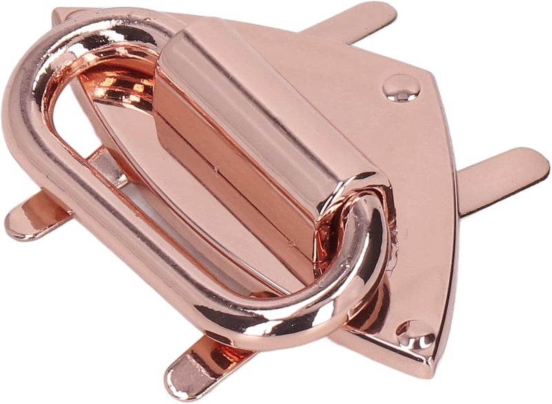 Bag Buckle Alloy Material 4 Sets Rose Gold - Durable, Stable, and Exquisite DIY Luggage Accessory for Handbags and Shoulder Bags (Rose Gold) - Image 2