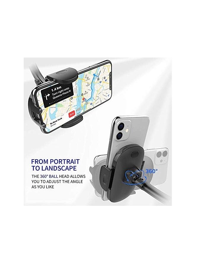 GO-DES Flexible Arm Windshield Car Holder GD-HD651 Car PhoneHolder Rotating 360 Degree Long Arm Windshield Mount - Image 2