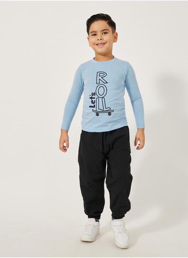 Styli Graphic Print Round Neck T-Shirt  - Image 2