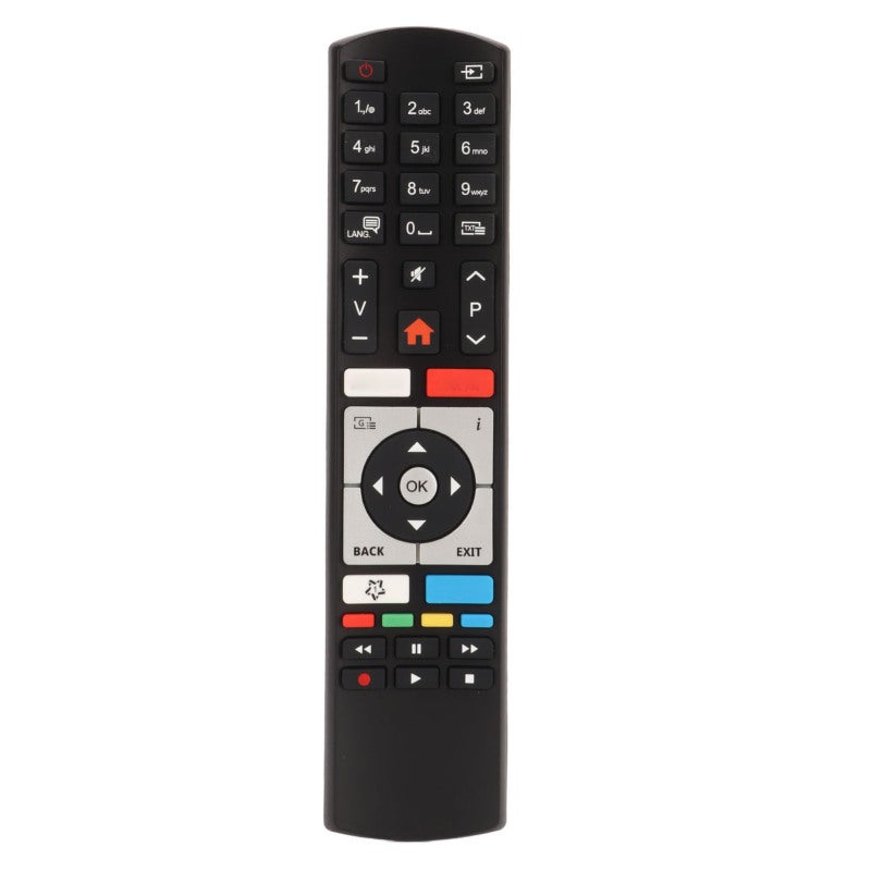 NETFLIX RC4318P Replacement TV Remote Control for Telefunken Kendo Teletech Techwood - Sensitive Multi Functional Television Remote - Premium ABS Shell for Hanseatic Finlux TV - Image 1